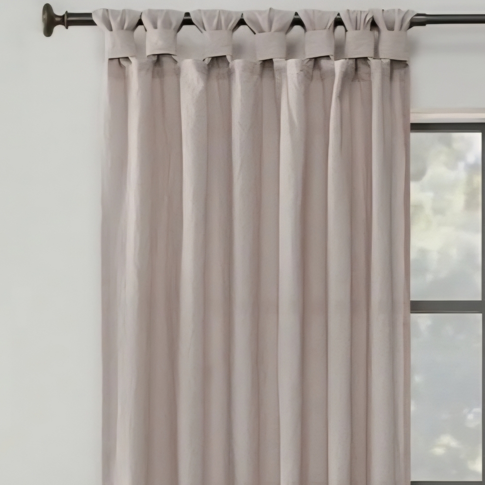 Curtain Panel Dark Dusty Rose Color